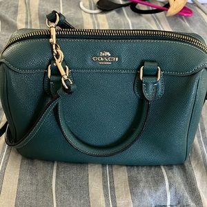 Emerald coach bag